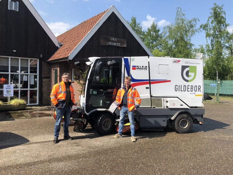 Edwin Egberink (links) en Andre Wigger (rechts), uitvoerders bij Gildebor. Edwin Egberink (links) en Andre Wigger (rechts), uitvoerders bij Gildebor.