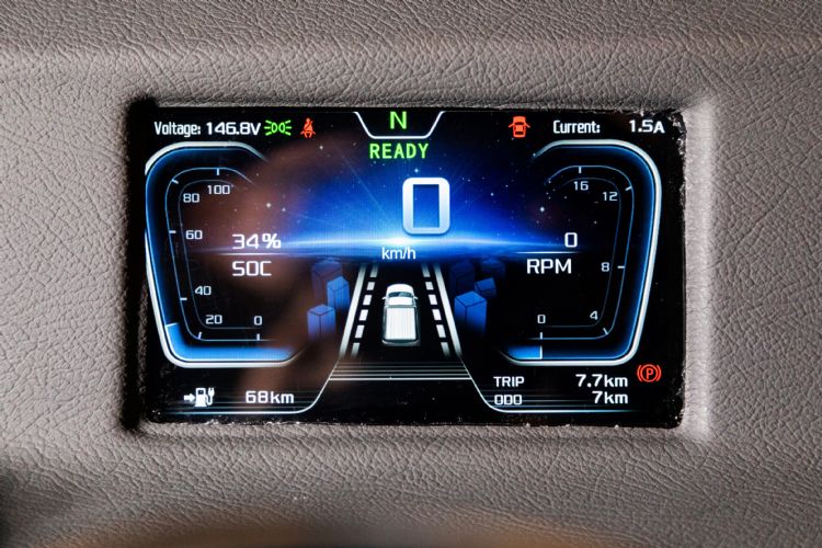 Het display van de Orca verraadt al dat de bestelwagen niet louter een spartaans werkpaard is. Het display van de Orca verraadt al dat de bestelwagen niet louter een spartaans werkpaard is.