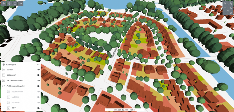 Overzicht groene wijk Overzicht groene wijk