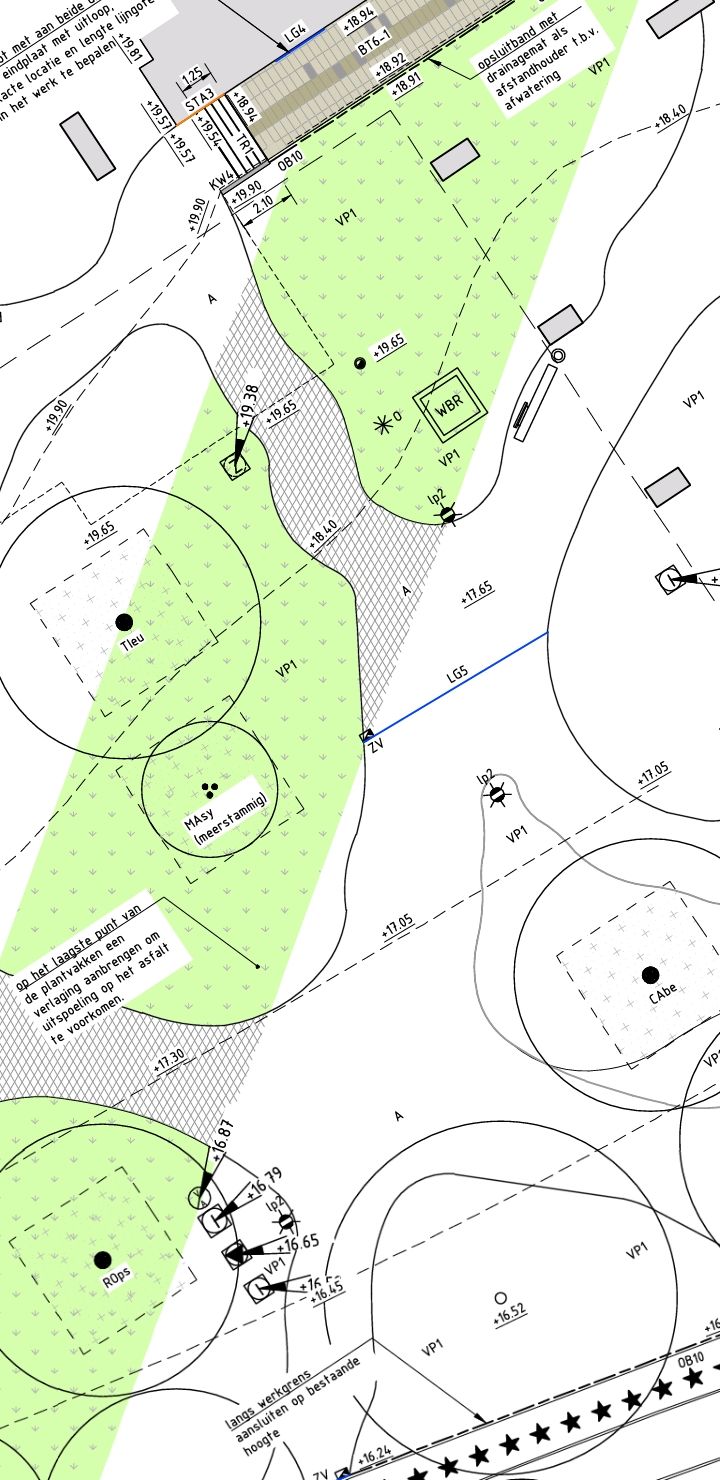 Deel van het ontwerp Deel van het ontwerp