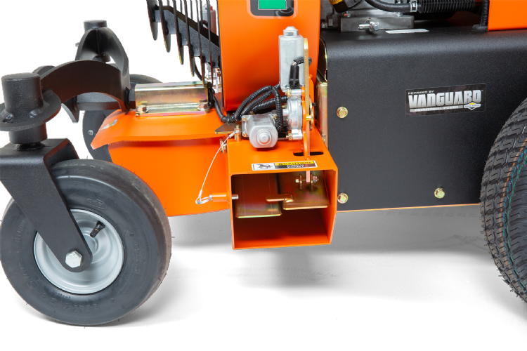 De voorwielen zijn standaard geveerd. De voorwielen zijn standaard geveerd.