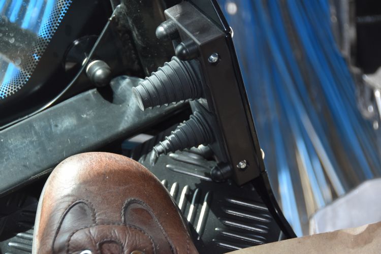 Voetbediening van schakelaars, voor net wat meer of minder water Voetbediening van schakelaars, voor net wat meer of minder water