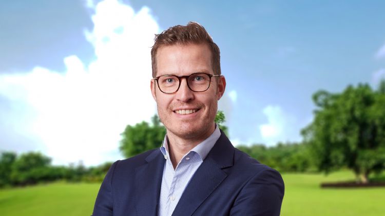 Jaap Kalfsbeek, directeur van het Royal Reesink-bedrijf Meij de Bie Jaap Kalfsbeek, directeur van het Royal Reesink-bedrijf Meij de Bie