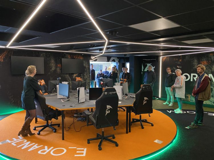 Op de KNVB Campus in Zeist organiseerde Kybys op 29 maart een kennissessie over sporten en bewegen in de openbare ruimte. Foto: Kybys Op de KNVB Campus in Zeist organiseerde Kybys op 29 maart een kennissessie over sporten en bewegen in de openbare ruimte. Foto: Kybys