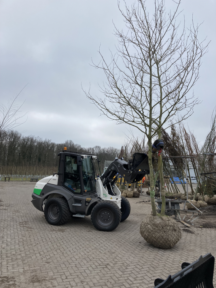 De recentelijk afgeleverde Ahlmann De recentelijk afgeleverde Ahlmann