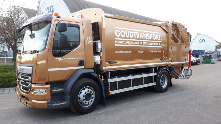Emoss 100 procent elektrische vuilniswagen Emoss 100 procent elektrische vuilniswagen