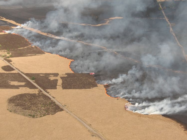 Natuurbrand op de Veluwe bij Radio Kootwijk. Natuurbrand op de Veluwe bij Radio Kootwijk.