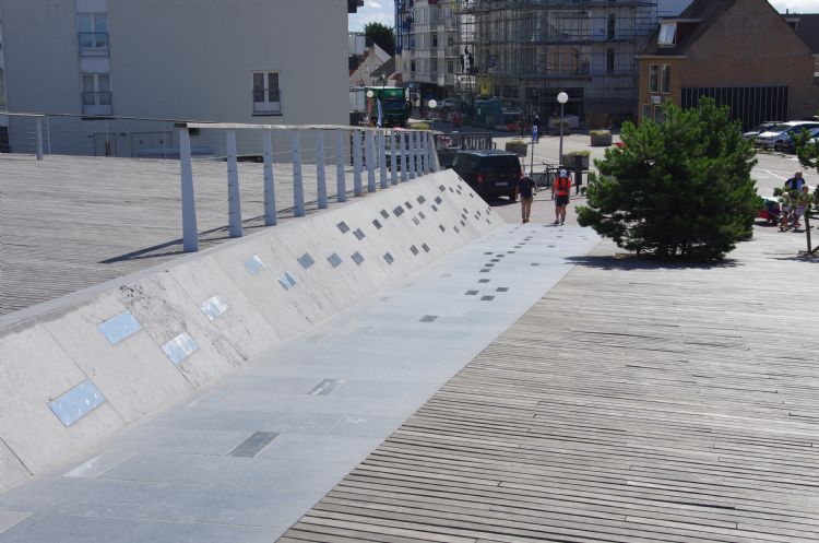 De Walk of Fame als onderdeel van de buitenruimte in Cadzand-Bad De Walk of Fame als onderdeel van de buitenruimte in Cadzand-Bad