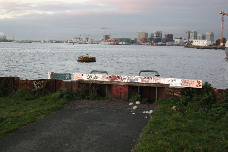 Na nog geen vijf minuten lopen, komt de groep op een doodlopende weg terecht. Na nog geen vijf minuten lopen, komt de groep op een doodlopende weg terecht.