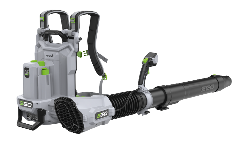 De EGO LBP8000E-bladblazer verplaatst in de hoogste stand 1.360 m3 lucht per uur. De EGO LBP8000E-bladblazer verplaatst in de hoogste stand 1.360 m3 lucht per uur.