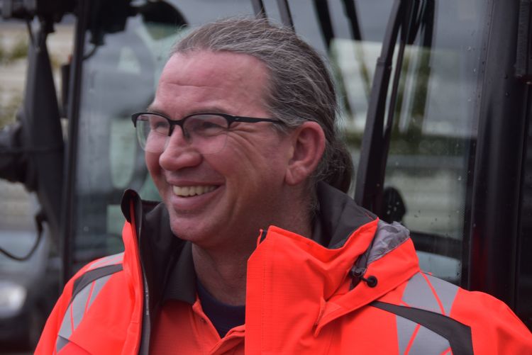 Arjen Schouten, de enthousiaste berijder van de RECO eTrac Arjen Schouten, de enthousiaste berijder van de RECO eTrac