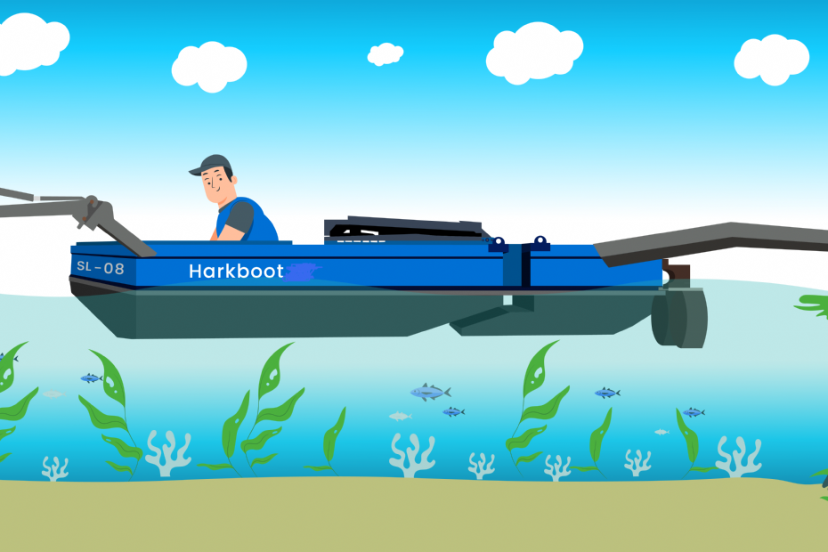 Werking van de harkboot Werking van de harkboot