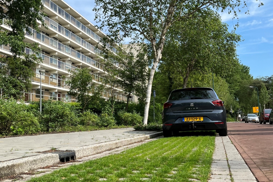 Groenparkeren in Oegstgeest