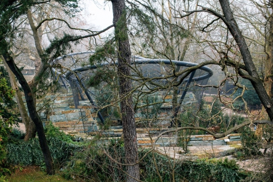 Het jaguarverblijf bij de opening in 2017 Het jaguarverblijf bij de opening in 2017