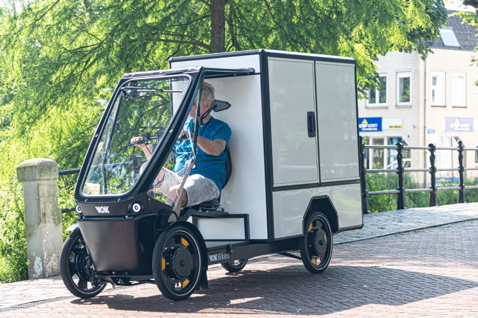 Vijf soorten elektrische bedrijfsvoertuigen, waaronder Cargobikes