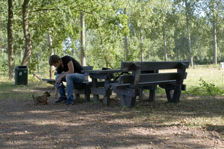 Picknickset van gerecyclede kunststof