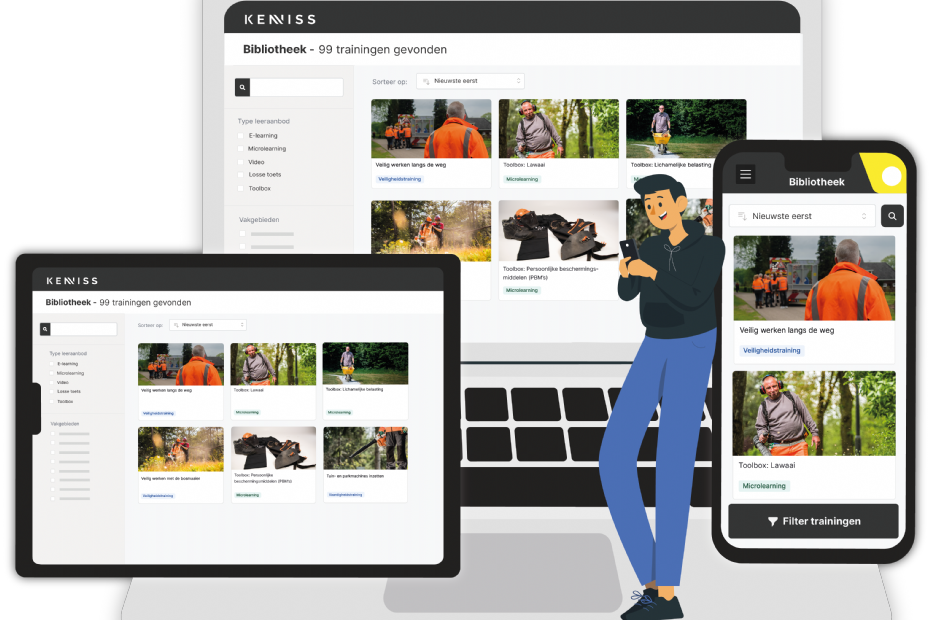 De online bibliotheek is door de klant zelf samen te stellen De online bibliotheek is door de klant zelf samen te stellen