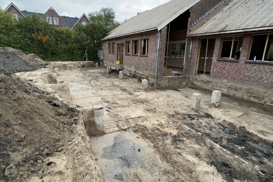 Het terrein rond de school. Beeld via Schadenberg Infratechniek