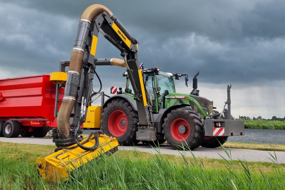 Het ORCA-systeem is ook geschikt als maai-zuigcombinatie Het ORCA-systeem is ook geschikt als maai-zuigcombinatie