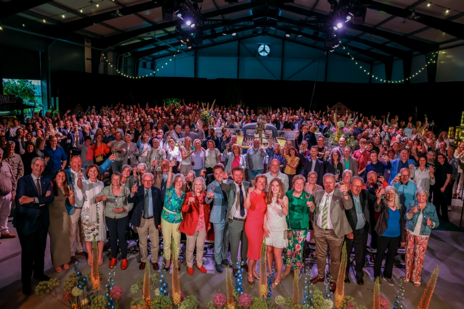 Het 125-jarig bestaan van Lubbe Lisse werd uitgebreid gevierd (Beeld: Martine Goulmy)