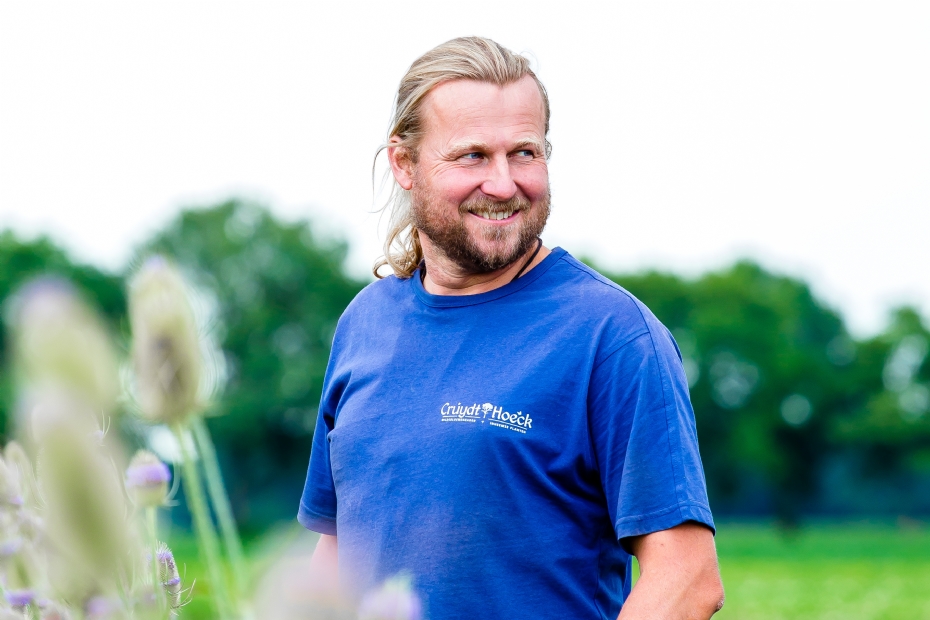 Jasper Helmantel, mede-eigenaar van Cruydt-Hoeck en partner van Jojanneke Bijkerk