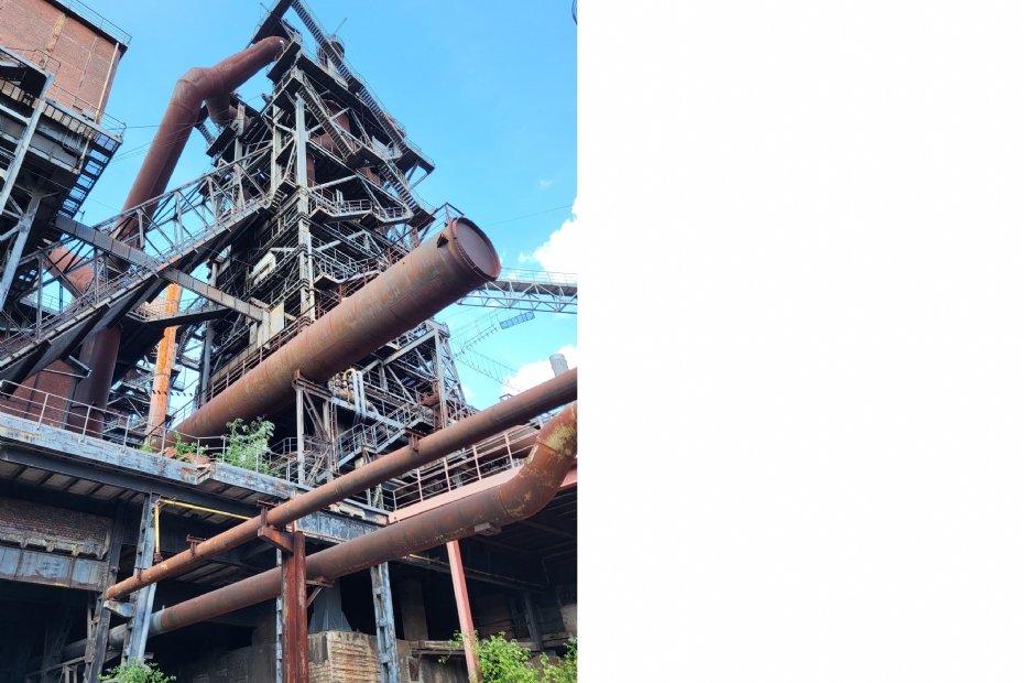 Ook de oude industrie is nog zichtbaar