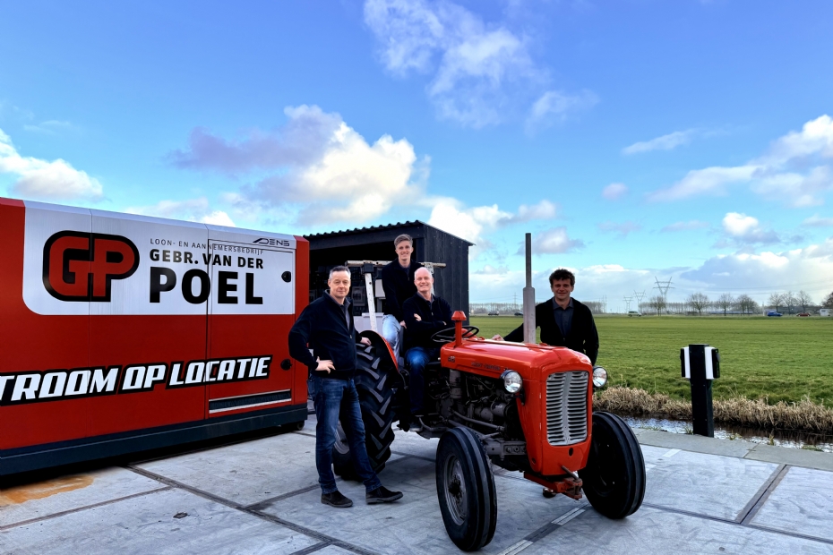 vlnr Jeroen Brugman, Wessel van der Poel, Dammie van der Poel en Jeanno van der Ploeg vlnr Jeroen Brugman, Wessel van der Poel, Dammie van der Poel en Jeanno van der Ploeg
