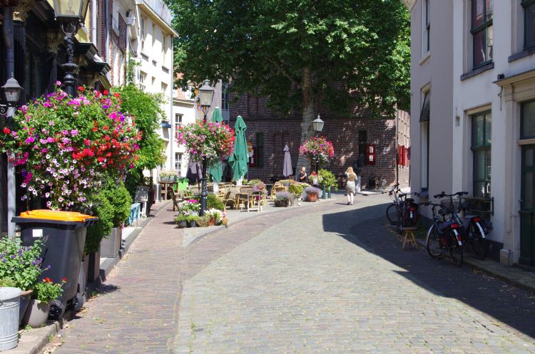 De binnenstad van Doesburg wordt op beeldkwaliteit A onderhouden.