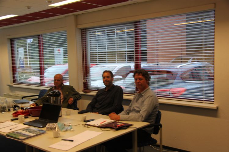 V.l.n.r.: Gerrit Klop, Jos Smit en Eltjo Rendering