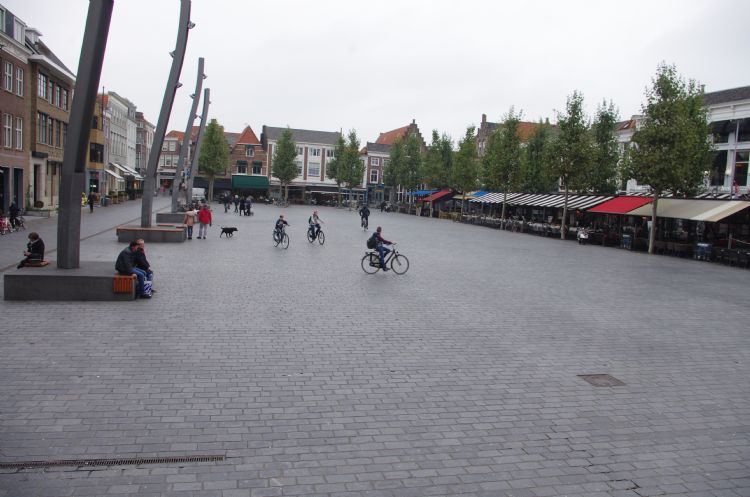 De Grote Markt, de meest intensief gebruikte meters van de Goese binnenstad De Grote Markt, de meest intensief gebruikte meters van de Goese binnenstad