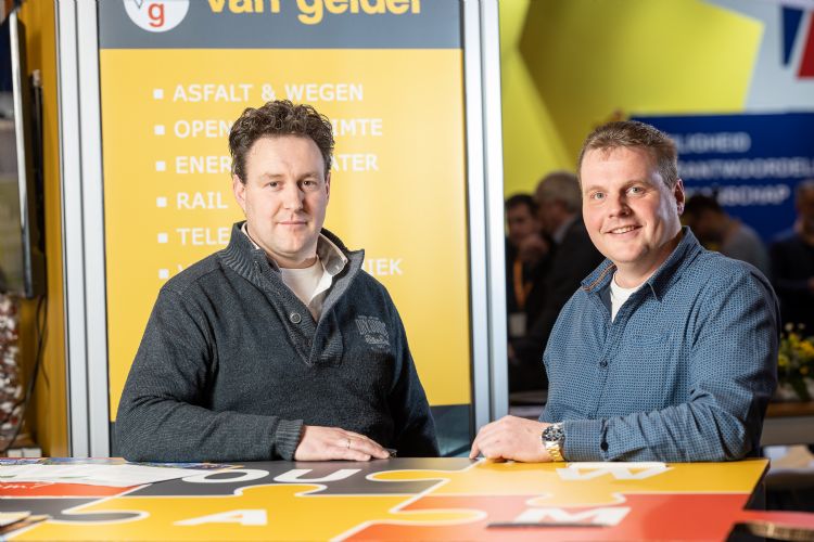 Johan van den Herik en Corné van den Berg Johan van den Herik en Corné van den Berg