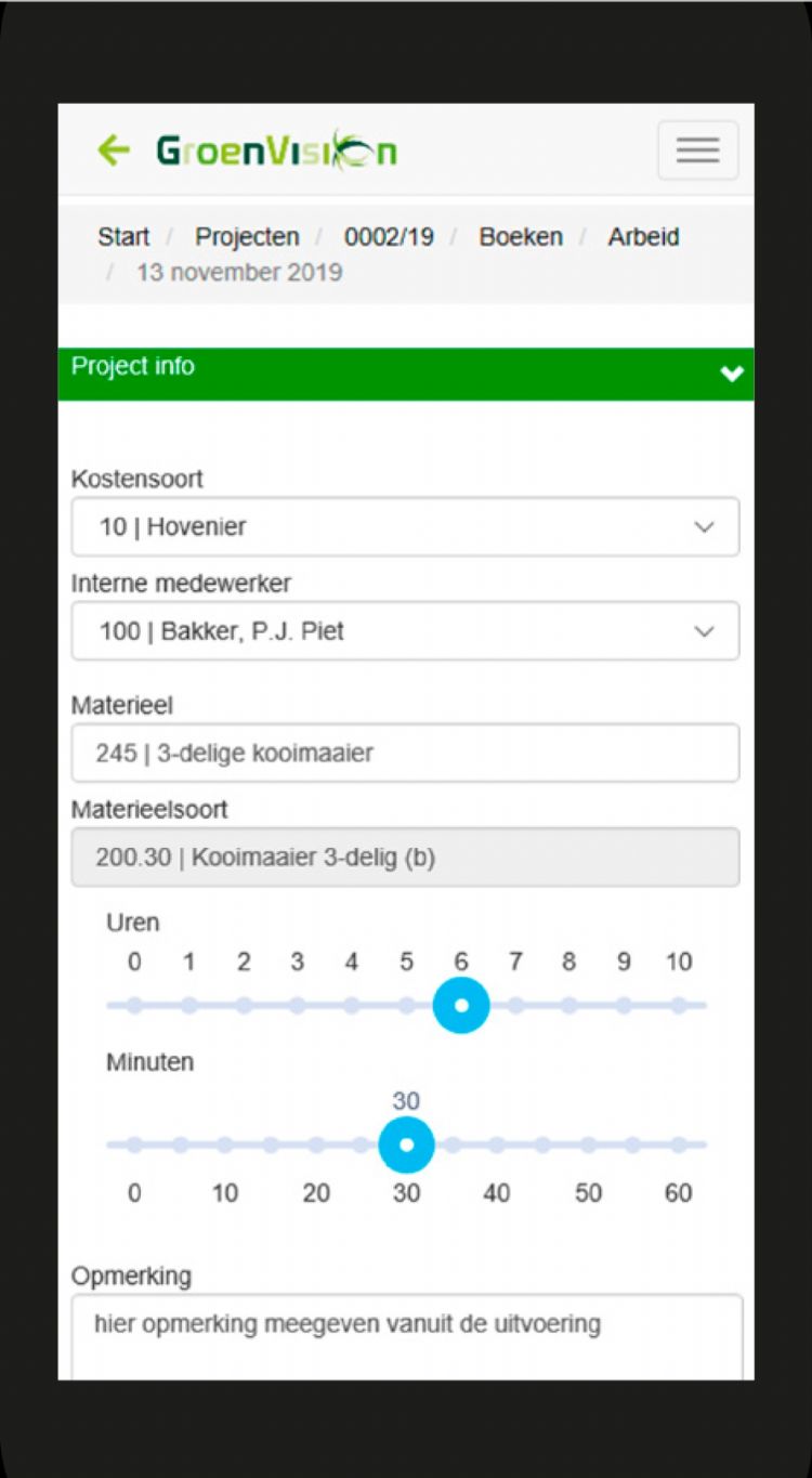 iPhone-scherm Vision Mobile iPhone-scherm Vision Mobile