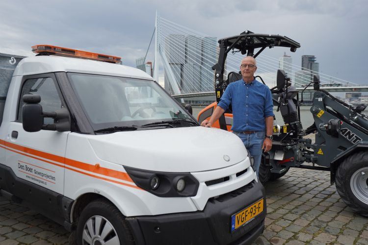 Jan den Boer, directeur van Den Boer Groenprojecten Jan den Boer, directeur van Den Boer Groenprojecten