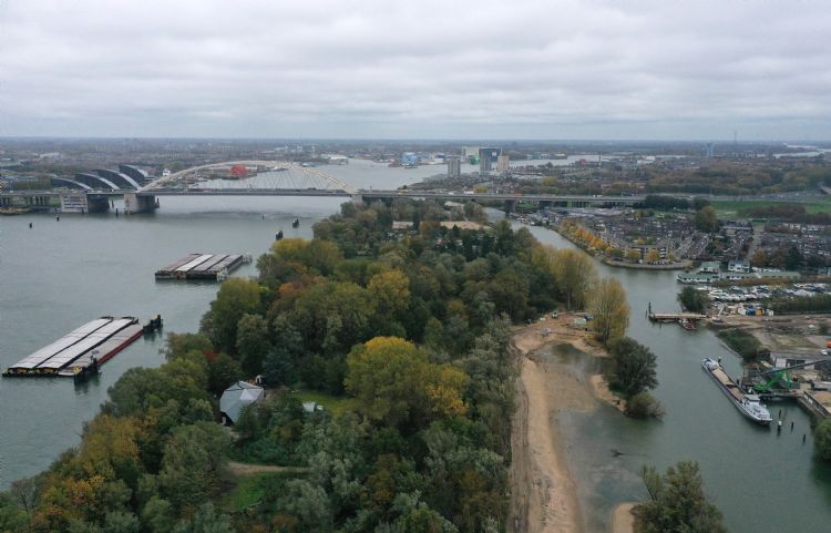 Het eiland vanuit de lucht Het eiland vanuit de lucht
