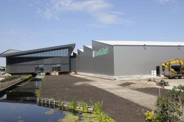 De nieuwbouw bij Boot & Dart De nieuwbouw bij Boot & Dart