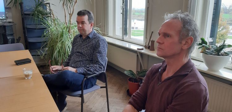 André Huinink, met collega Bertil Jansen betrokken bij het burgerparticipatietraject vanuit de gemeente André Huinink, met collega Bertil Jansen betrokken bij het burgerparticipatietraject vanuit de gemeente