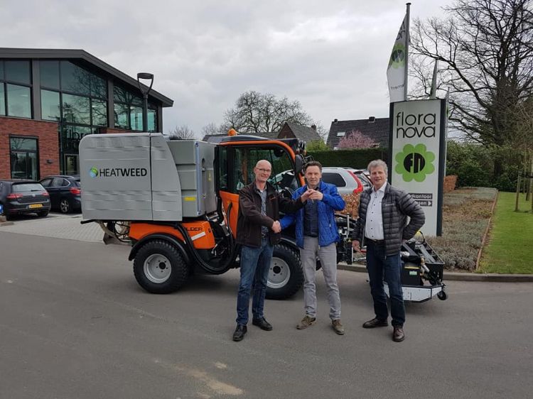  VLNR: Johan Bruntink, van het gelijknamige bedrijf, Walter van der Wal, directeur van Flora Nova en Jan van der Zanden, accountmanager bij Heatweed. 