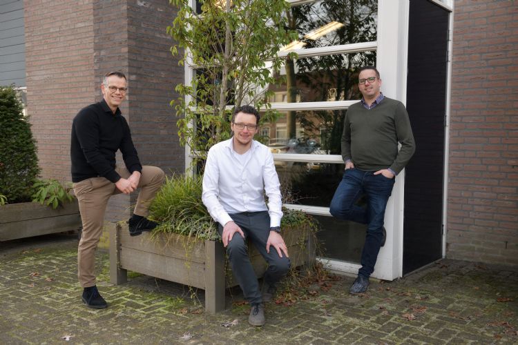 V.l.n.r.: Mark Vloet, Twan Janssens en Sander van der Putten