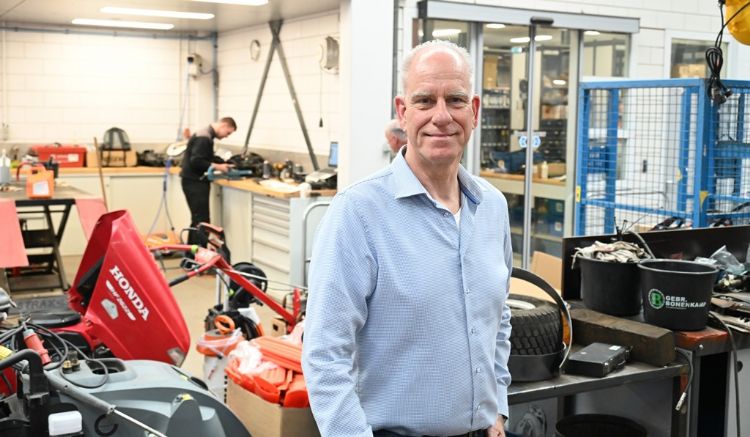 Directeur Erwin Ros in de werkplaats van Bonenkamp IJsselstein