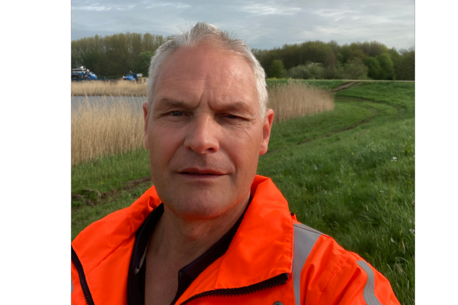 Johan Elshof, waterkeringbeheerder bij het Waterschap Drents Overijsselse Delta