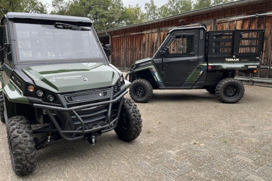 Natuurmonumenten schafte twee elektrische UTV's aan.