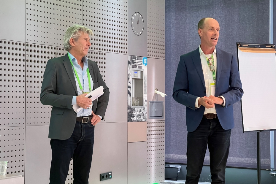 Ton Hesselmans en Arjan Hijdra op het Future Green City World Congress