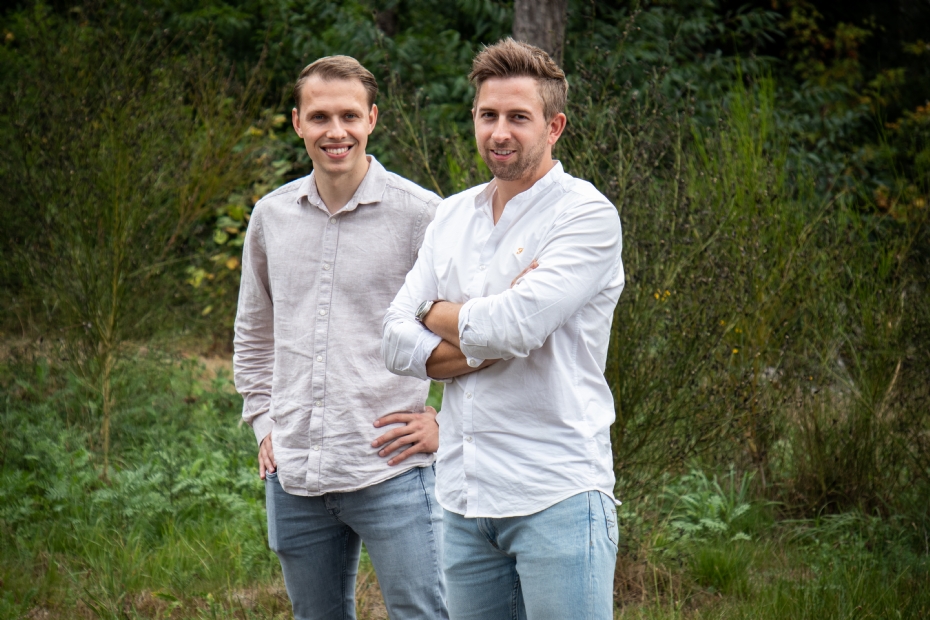 Mark Jansonius (l.) en Laurens van Arendonk 