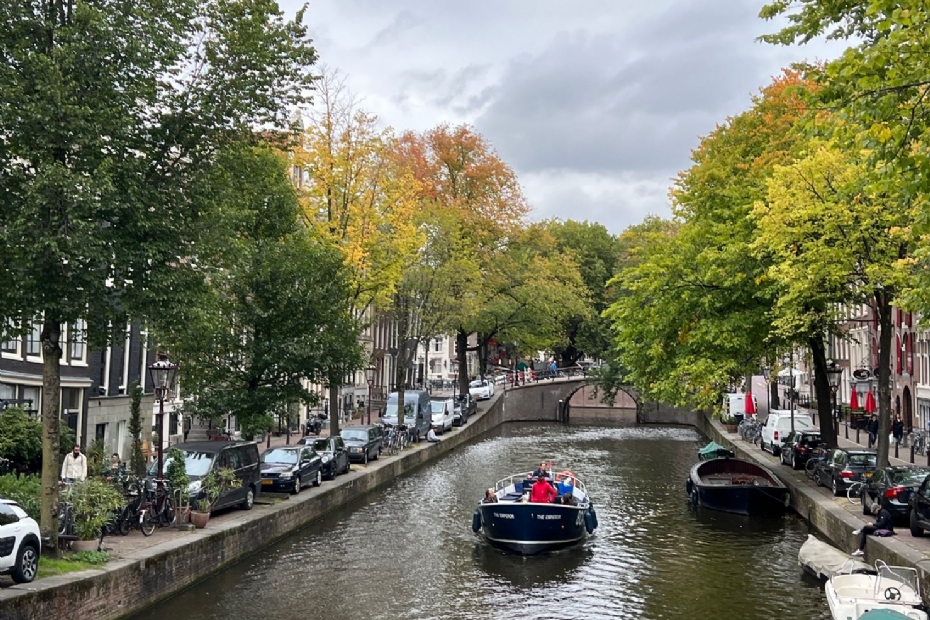 Stadsgroen langs de Amsterdamse grachten