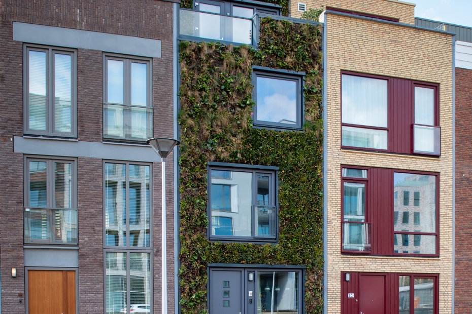 Een groene gevel (Beeld via: Koninklijke VHG)