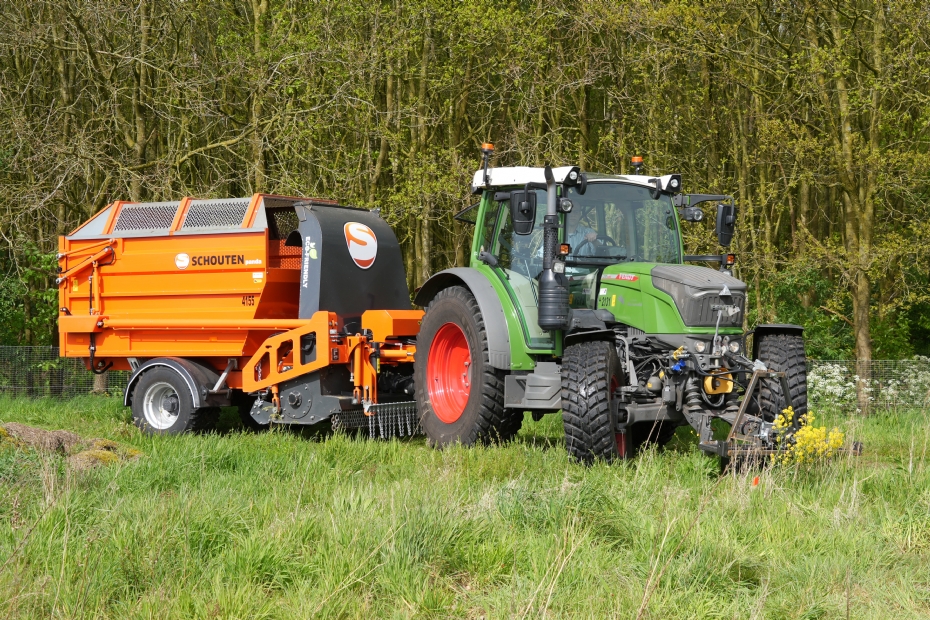 Maaimachine voor keuring, firma Schouten
