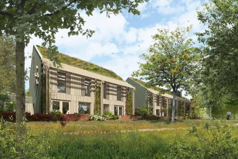 Een impressie van het project De Kwekerij, beeld via Wallaard Groen
