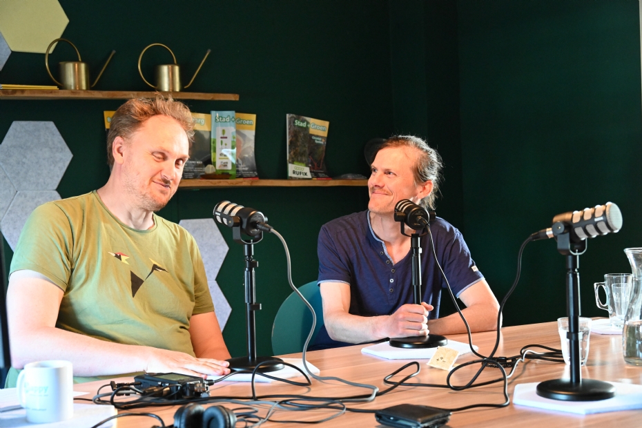 Roeland Jonker en Wouter Moerland (r)