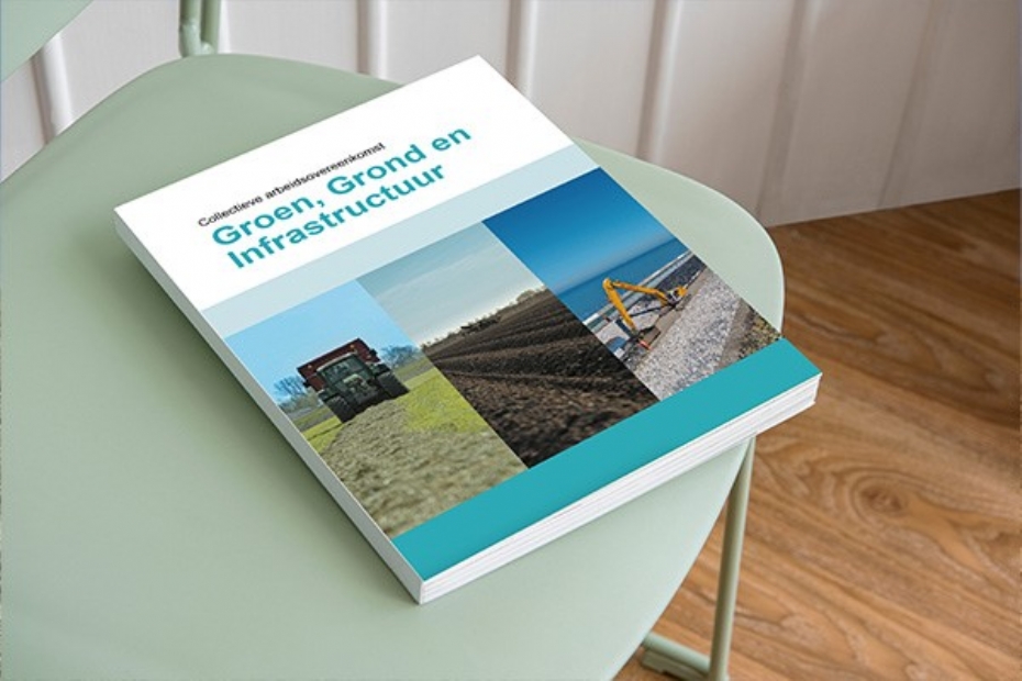 Cover cao-boekje Groen, Grond en Infrastructuur (Beeld: Cumela)