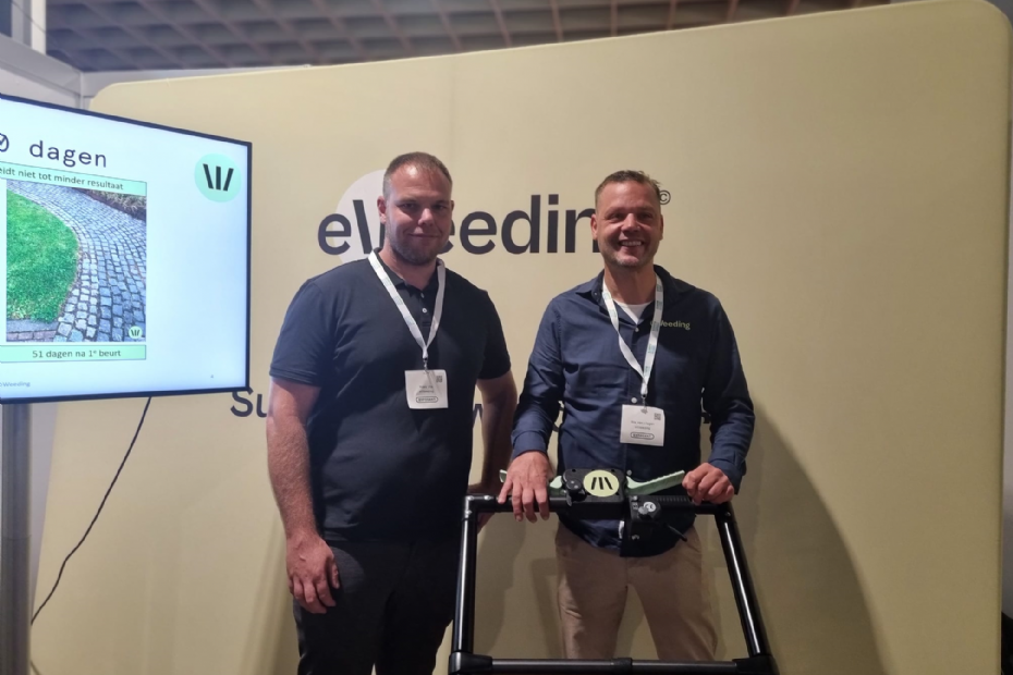 Rik van Viegen van Wimmersson - eWeeding (rechts) en Kees Vos van Vos Capelle